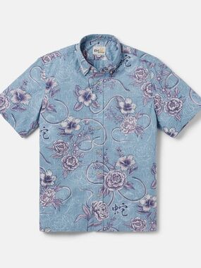 Reyn Spooner ShirtYEAR OF THE SNAKE 2025 Spooner Kloth™ Large Blue